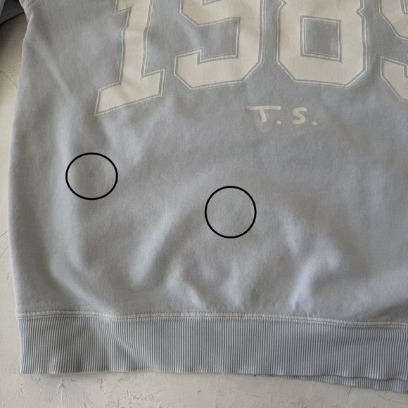 Taylor Swift Official 1989 Crewneck Blue Size S - Picture 5 of 9